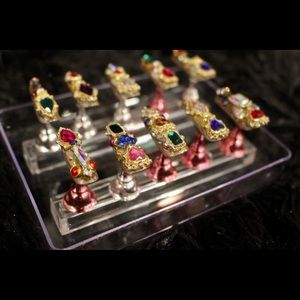 Regal set press on nails with magical girl vibe